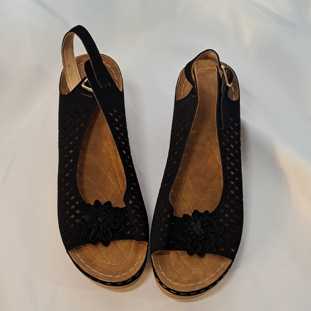 Elegant Black Women's Sandals